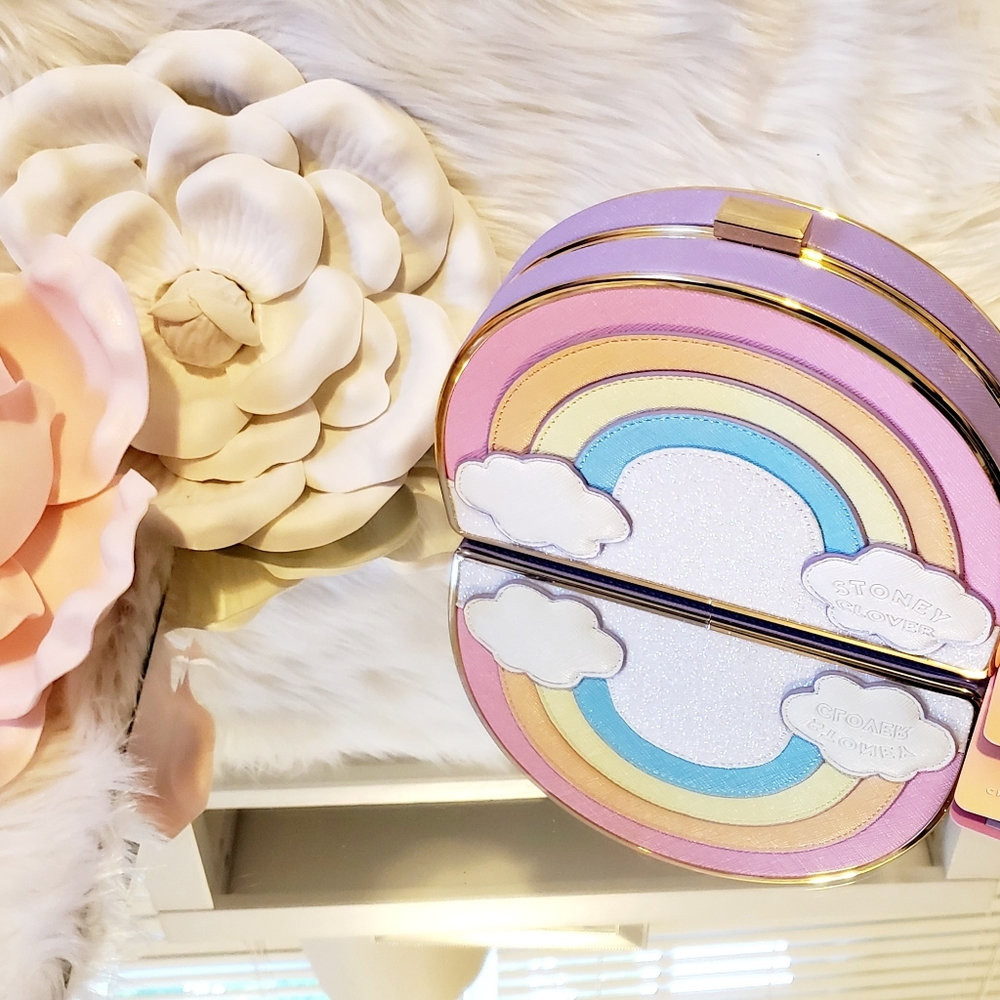 Stoney Clover Lane x Target Rainbow Crossbody Bag Purse Clutch Lavender NWT